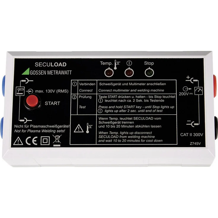 Gossen Metrawatt Spannungsprüfer Gossen Metrawatt Z745R SECULOAD-N Prüfadapter 1 St., (SECULOAD-N)