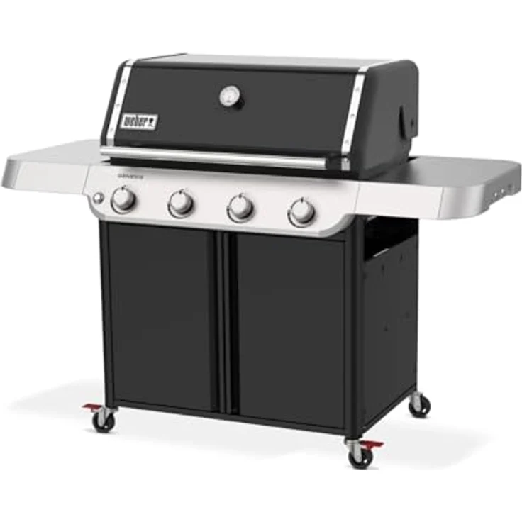 Weber Gasgrill Genesis E-415, Hochwertiger Gasgrill mit 4 Brennern, Grillfläche 86 cm x 48 cm – Bild 1