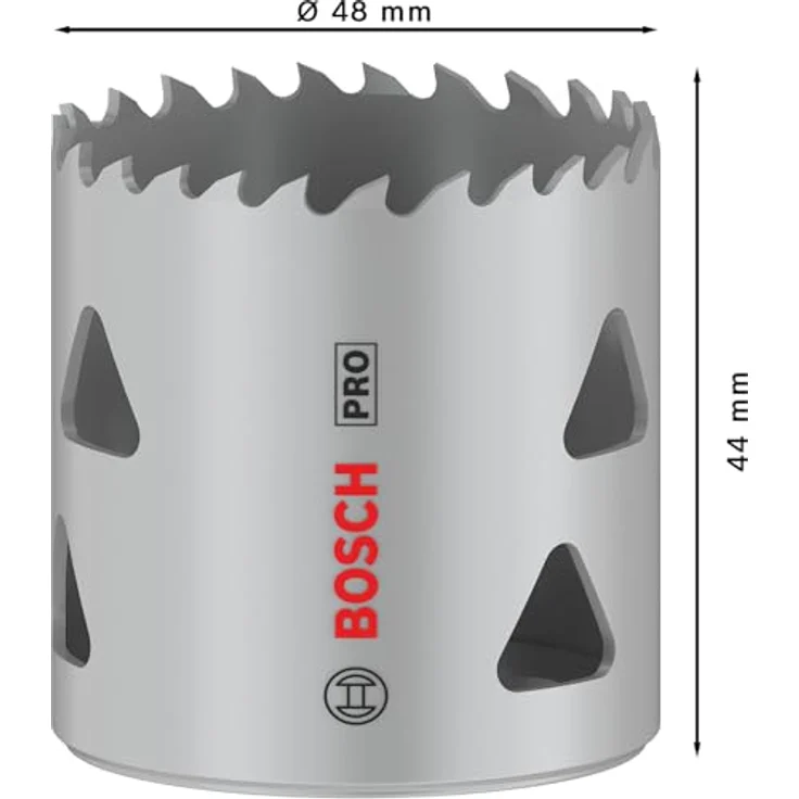 Bosch 1x PRO Multi Material Lochsäge, für Weichholz, Trockenbauwand, Ø 48 mm, mit 8 % Kobalt – Bild 3