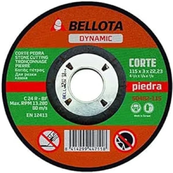 Bellota 50482-115 Schleifscheibe, zum Schneiden von Stein - DYNAMIC