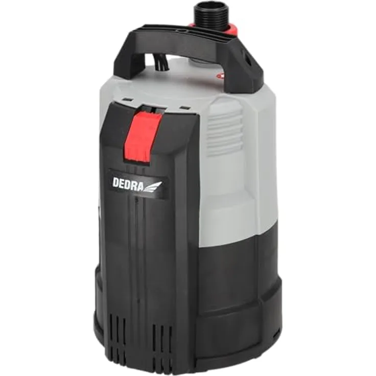 Dedra DED8848, 350 W flache Saug-Tauchpumpe für sauberes Wasser, Automatik- und manuelle Steuerung, IPX8, Fördermenge 4500 l/h