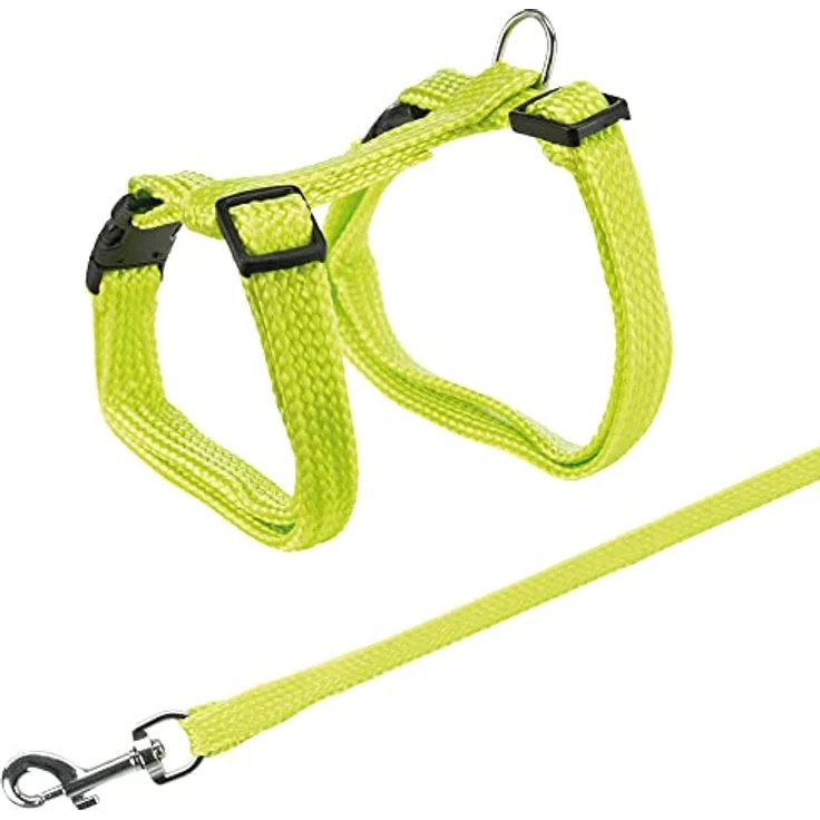 Trixie 4185 Katzengeschirr mit Leine, Nylon, 22–42 cm/10 mm, 1,25 m – Bild 4