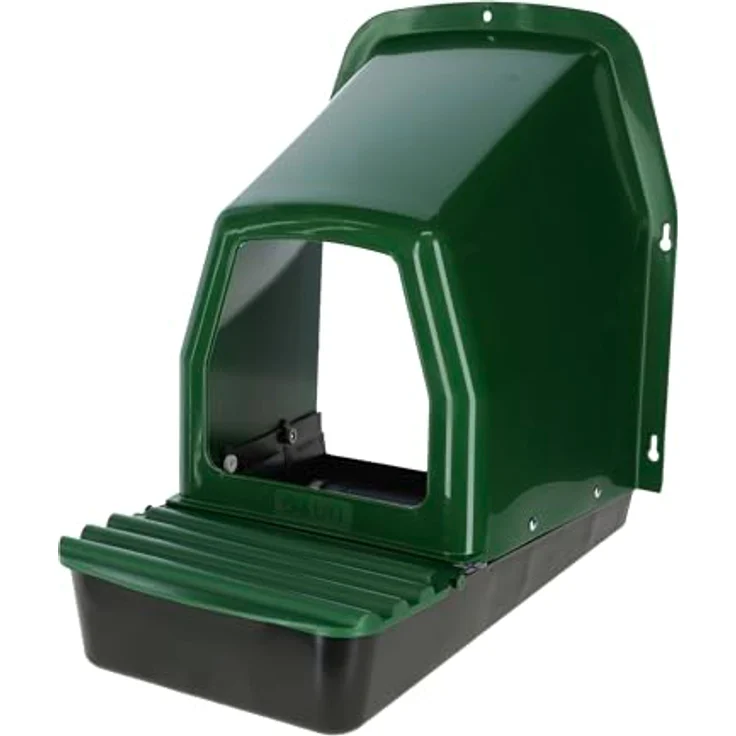 Kerbl Hühner Legenest aus Kunststoff, mit geneigtem Boden und Inspektionsklappe, unmontiert, 37 x 44 x 49,5 cm – Bild 1