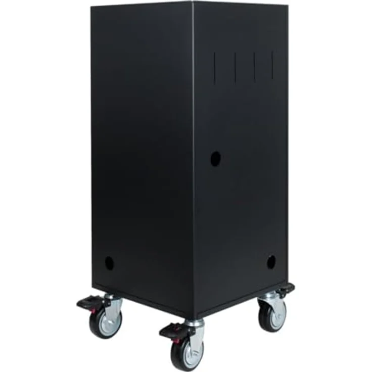 KSTOOLS Servicewagen H1155xB500xT500mm, stabiler Werkstattwagen mit abschließbarer Tür, höhenverstellbaren Fachböden und 4 kugelgelagerten Lenkrädern – Bild 5