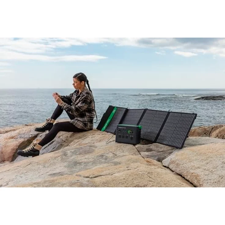 APC by Schneider Electric PSP200, Tragbares 200-W-Solarpanel mit monokristalliner Zelltechnologie, wasserdicht und faltbar, inklusive Tragetasche – Bild 5