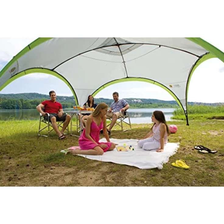 Coleman Event Shelter Pavillon, Regen- und Sonnenschutz Gartenpavillon für Partys, Strände, Festivals, Sportveranstaltungen oder Campingplätze, Stabile Stahlstangen Konstruktion, Hoher UV- Schutz – Bild 2