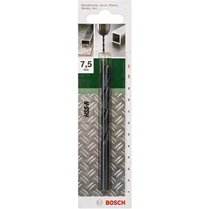 Bosch Metallbohrer HSS-R rollgewalzt (Ø 7,5 mm) - Preisvergleich – Bild 5