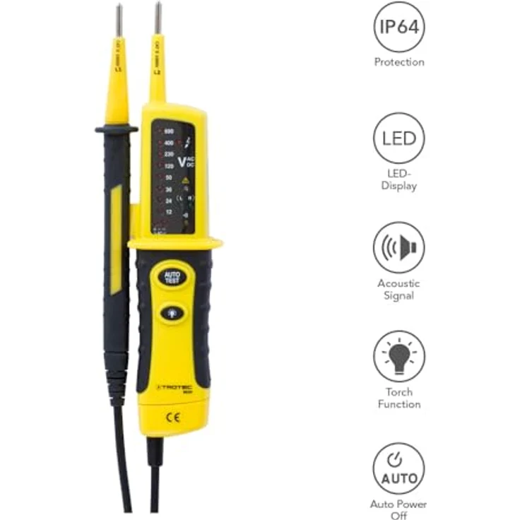 TROTEC BE20 Spannungsprüfer – Bild 2
