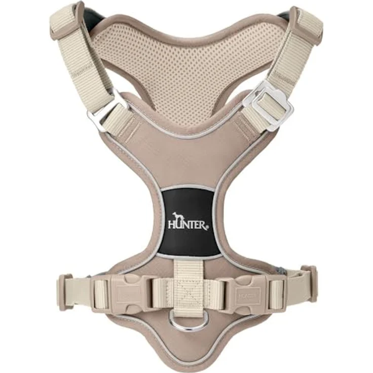 HUNTER Geschirr Divo Up taupe L, mit 5-facher Verstellmöglichkeit und reflektierendem 3M Scotchlite Material – Bild 2