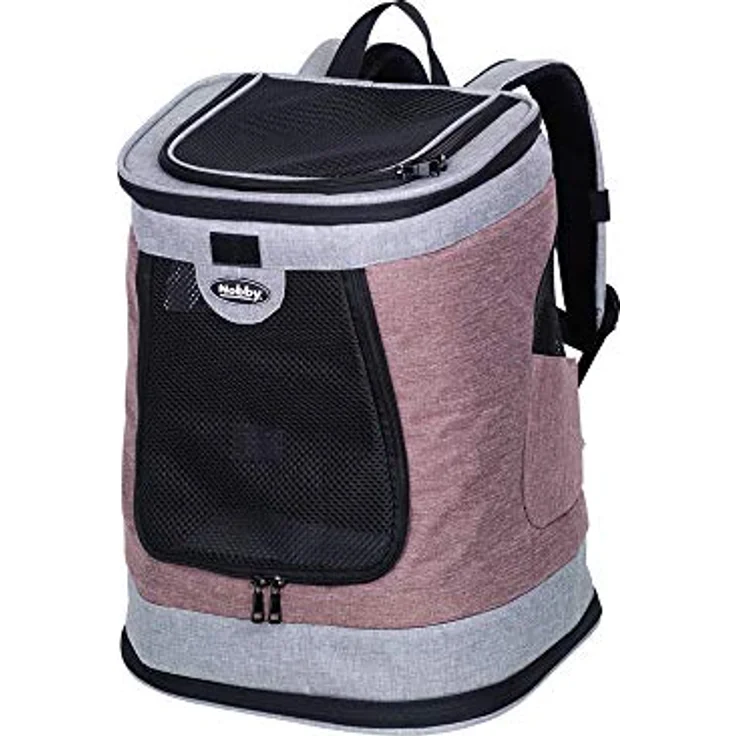 Nobby Rucksack Plata Altrosa-grau 34 x 30 x 43 cm – Bild 1