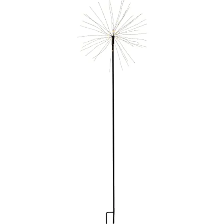 LED Weihnachtsdeko Firework von Star Trading, Stehlampe mit Erdspieß Weihnachten in Schwarz für außen, Feuerwerk warmweiß, mit Kabel, Höhe: 110 cm, IP44 – Bild 1