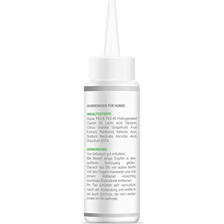 Adema Natural Earixin - Natürlicher Ohrreiniger für Hund - gegen Ohrenschmalz & Entzündungen - 100ml - Preisvergleich – Bild 2