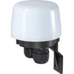 Sygonix Dämmerungsschalter SY-5836544 Weiß, Schwarz 230 V/AC 1 Schließ, automatische Steuerung von Beleuchtungsanlagen