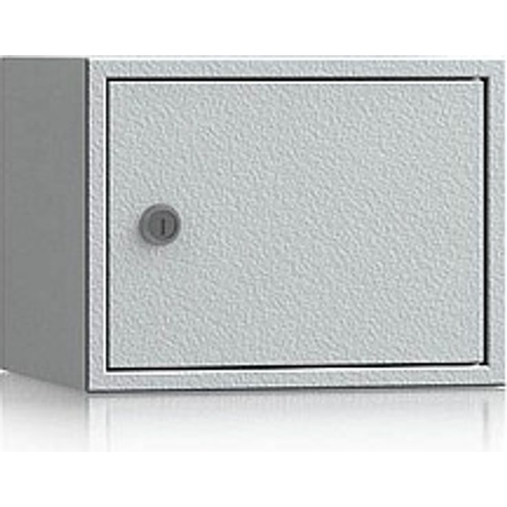 ISS Munitionsschrank Saarbrücken-Burbach 59503, lichtgrau, Zylinderschloss, 1 Fachboden, 25,0 x 23,5 x 19,0 cm
