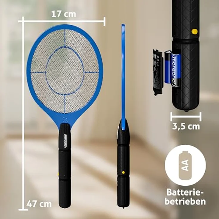 monzana 3 x elektrischer Fliegenfänger - doppeltes Sicherheitsschutzgitter – Bild 9