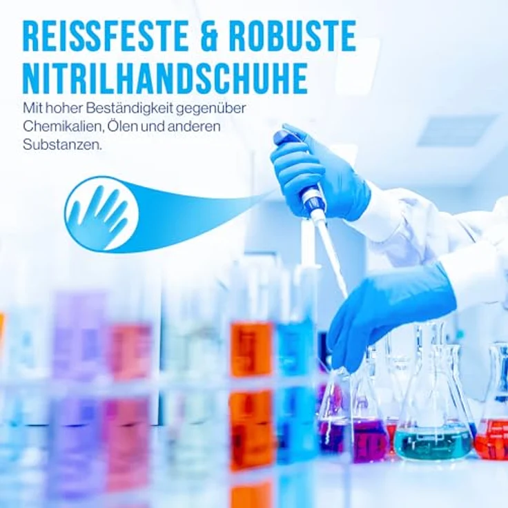 IEA Medical Nitrilhandschuhe blau – Bild 5