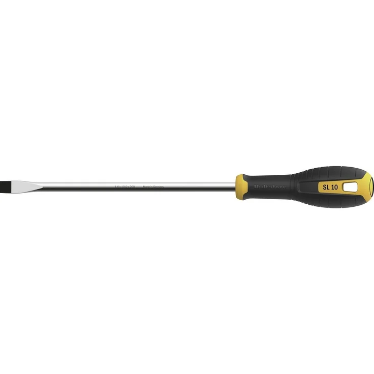 Hultafors Schlitzschraubendreher, ergonomischer Griff mit Rollstopp und langlebiger Klinge aus gehärtetem Stahl