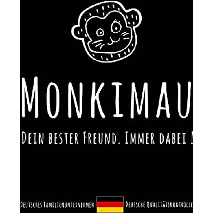 MONKIMAU Hundenapf Katzennapf aus Keramik, erhöhter Futternapf mit Fuchs Motiv, 850ml, stabiler Bambus Ständer – Bild 5