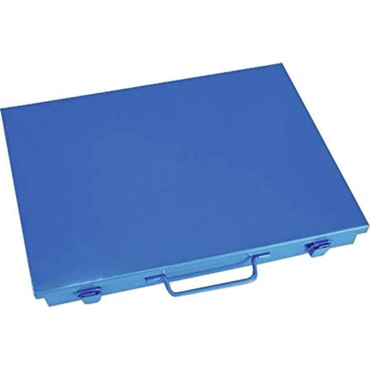 ADB 88500 Sortimentskasten Sortierkasten 33x23x5 cm Blau Metallbox Kleinteilemagazin – Bild 2