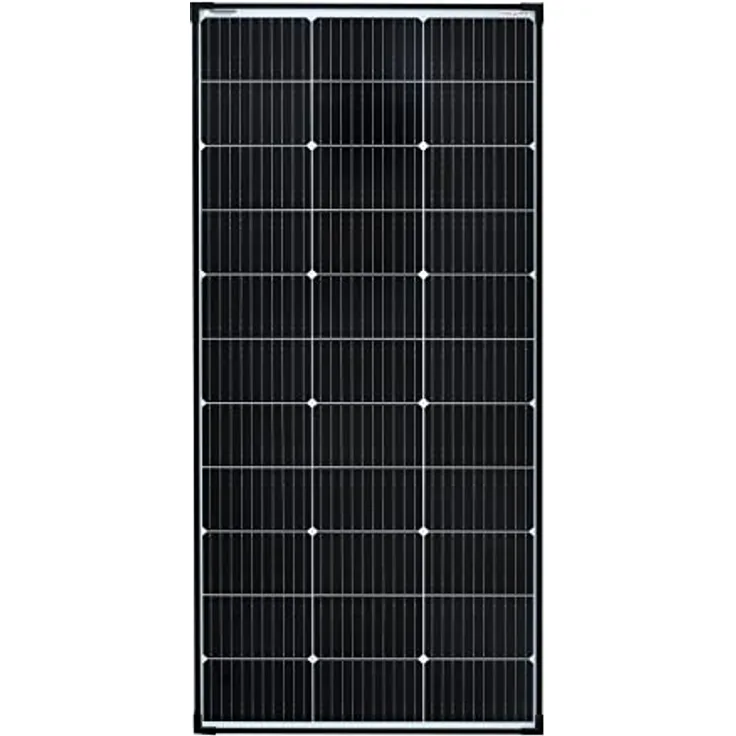 enjoy solar Solarmodul 182mm 10BB, monokristallines PERC-Solarpanel, 12V/20W–210W, schwarzer Rahmen, IP65 wasserdicht, hohe Effizienz
