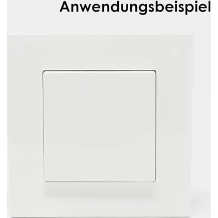 TEM LOGIQ Rahmen FLAT 1-Fach, weiß, für horizontale und vertikale Montage, IP20 – Bild 3