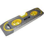 Wasserwaage mit magnetischer Unterseite 230mm und horizontaler, vertikaler und 45-Grad-Libelle