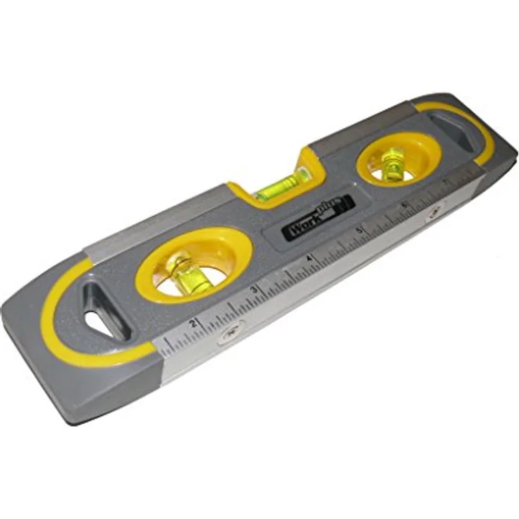 Wasserwaage mit magnetischer Unterseite 230mm und horizontaler, vertikaler und 45-Grad-Libelle