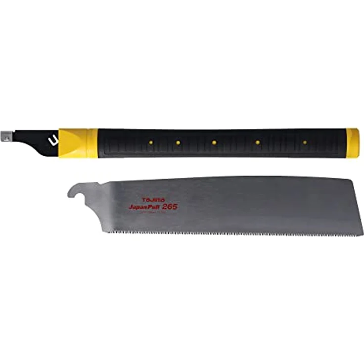 Tajima JPR265FBR Japanische Zugsäge (Säge) Rapid Pull-265mm, mit Fluoro Coat Blatt, Elastomer-Griff – Bild 2