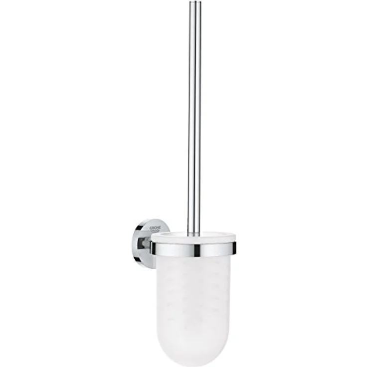 GROHE Essentials - Toilettenbürstengarnitur (Wandmontage, pflegeleicht, langlebig) , rund, chrom, 40374001 – Bild 1