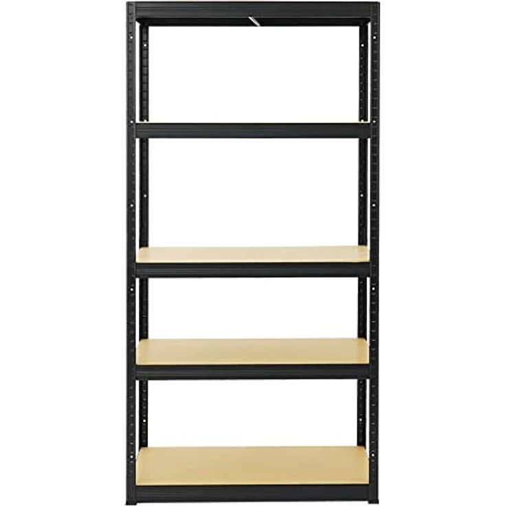 Proregal Eckregal Mega Deal + 2x Schwerlastregal Slim Elephant S, 5 Böden, Traglast 250 kg pro Boden, pulverbeschichtet, Steckmontage, H180 x B90 x T45 cm – Bild 6