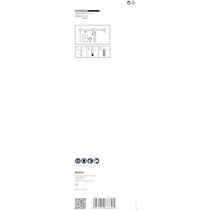 Bosch 1x EXPERT SDS Clean max-8X Hammerbohrer-Set für chemische Verankerungen (Ø 30,0 mm, Professional Zubehör Bohrhammer) – Bild 4