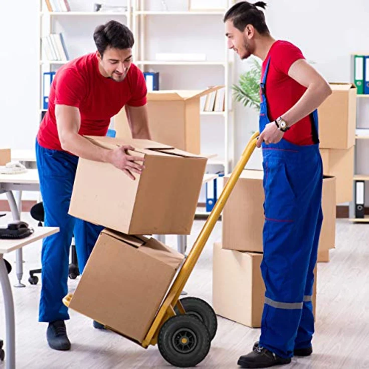 Relaxdays 2er Set Sackkarrenrad, 3.00-4, luftbereift, Ersatzrad mit Kunststofffelge, 260x85mm, Ø Achse 25mm, schwarz, 70% Gummi, 2 Stück – Bild 2