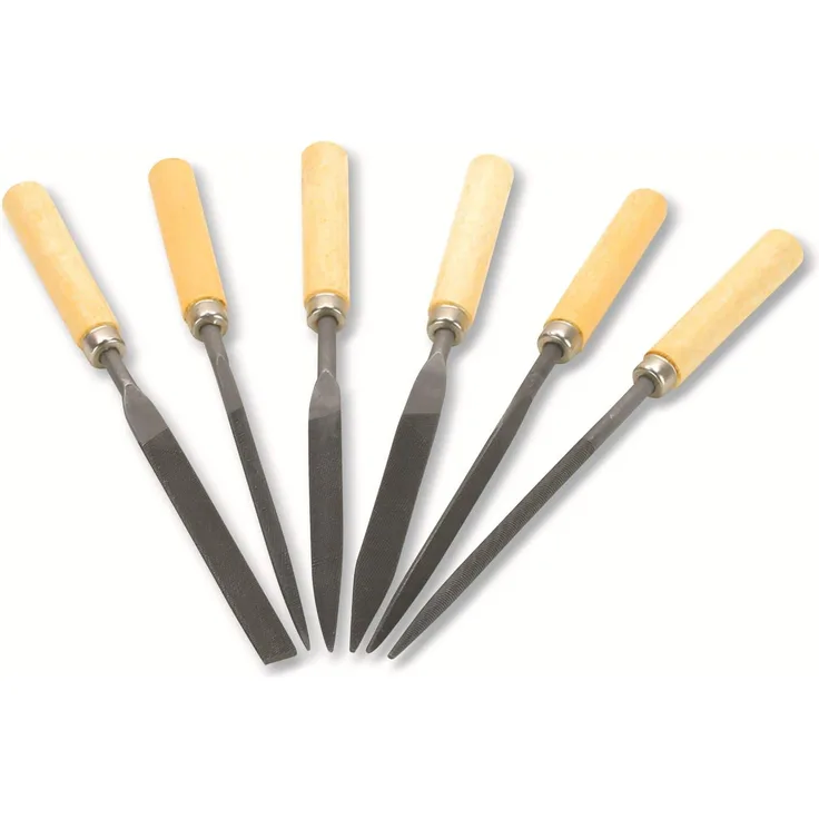 Nadelfeilen-Set BLANKO, 6-teilig, 180 mm