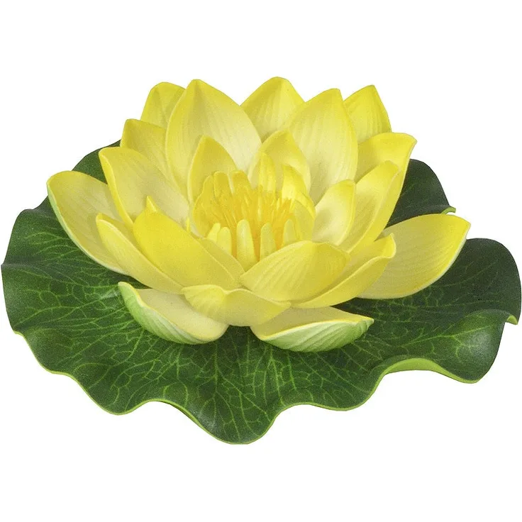 Künstliche Seerosen, 10cm, gelb (001123-00)