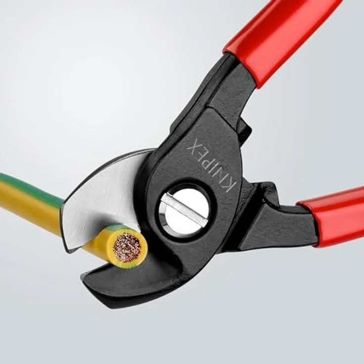 KNIPEX 95 11 165 Kabelschere mit Kunststoff überzogen 165 mm – Bild 4