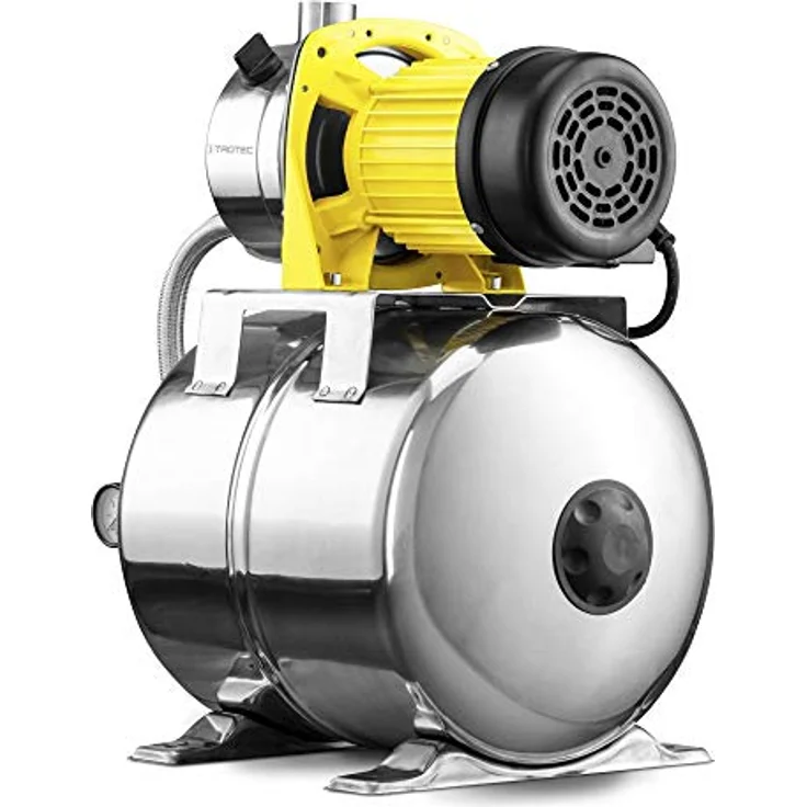 TROTEC Hauswasserwerk TGP 1025 ES ES, Pumpe 3300 l/h, 1000 W, 30 m Förderhöhe, Edelstahl, Auto-Restart, Auto-Stop, für Brauchwasserversorgung und Bewässerung – Bild 3