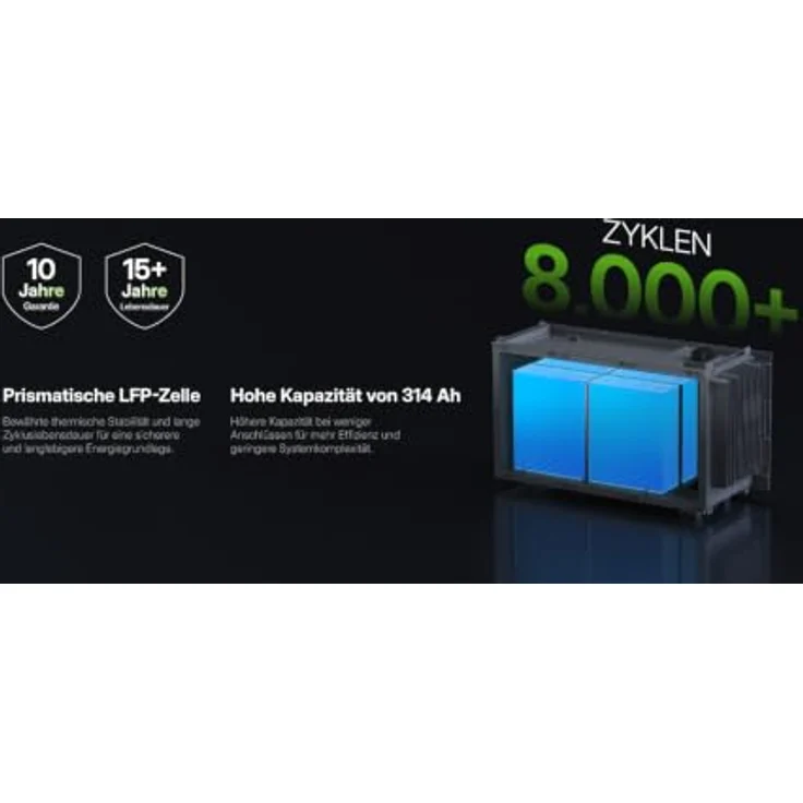 Hoymiles HiBattery HB-4020-X, LiFePO4 Akku 4kWh All-in-One Speicher mit 2500W und 4 MPPT-Eingängen – Bild 7