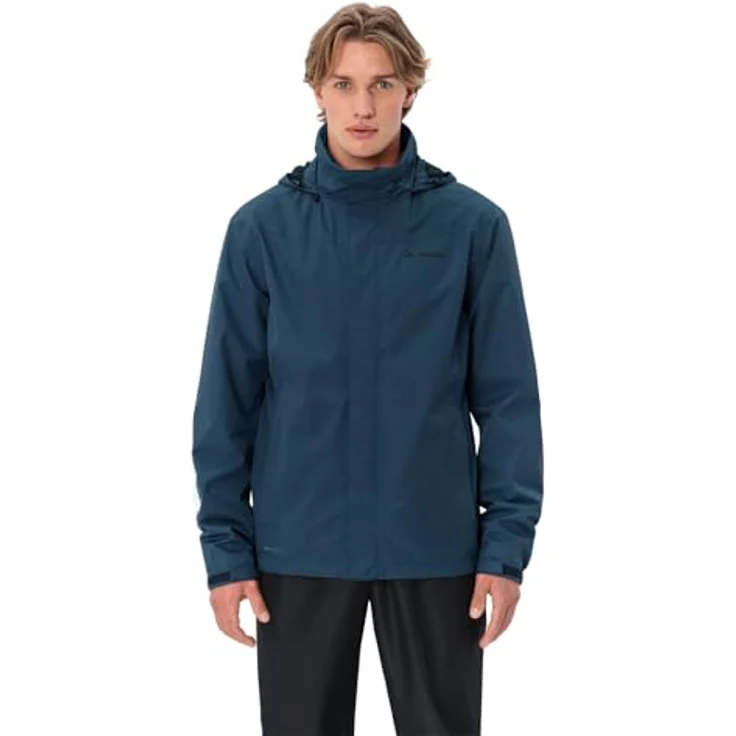 Vaude Escape Bike Light Jacket, wasserdichte Velojacke für Herren in Blau, Größe M – Bild 3