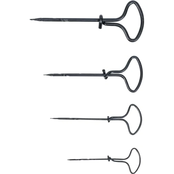 BGS technic Bohrer- und Bitset 2022, 4 Handbohrer Ø 2,5-5 mm, leicht und wandbehangfähig – Bild 2
