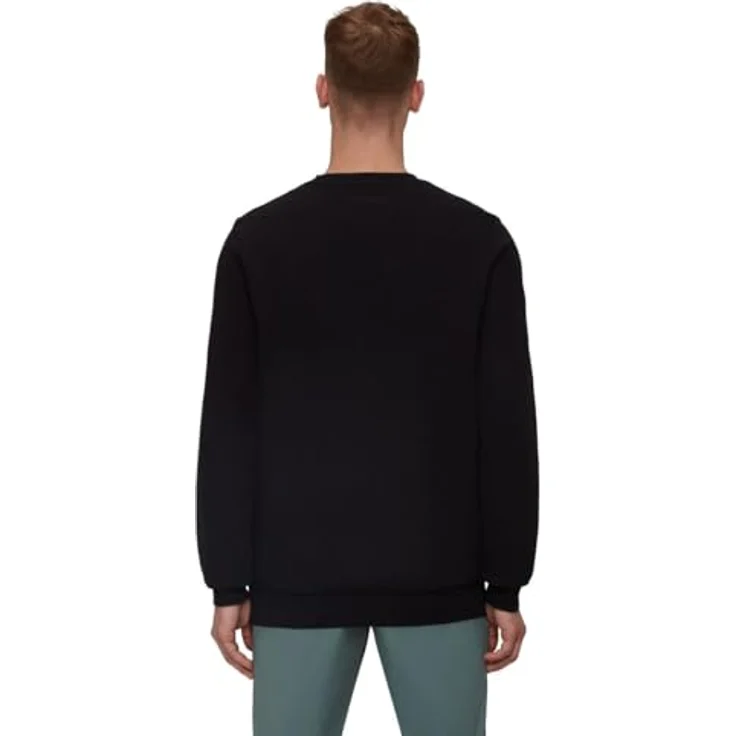 Mammut Mammut Core ML Crew Neck Men Original; black; S - Gestricktes French Terry Material, Elastische Rippenbündchen – Bild 3