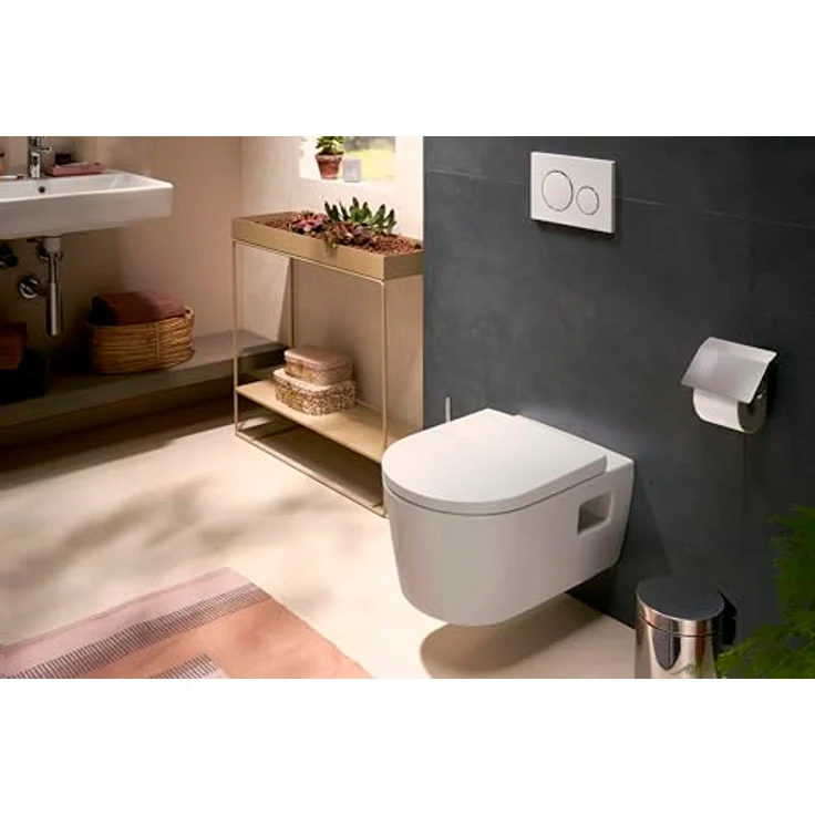 hansgrohe EluPura Original S Wand-WC, SmartClean, AquaChannel Flush, spülrandlos, 360x540mm, weiss – Bild 2