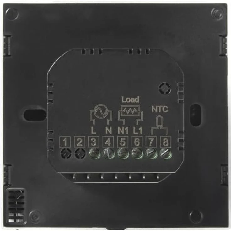 Sygonix SY-6052180, Funk-Raumthermostat Unterputz mit Hochauflösendem IPS-Touchscreen, App-Steuerung und Sicherheitssperre – Bild 4