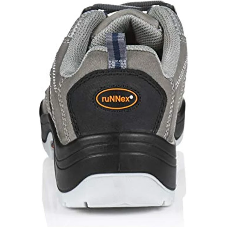 BIG Arbeitsschutz RUNNEX® S2-Sicherheitshalbschuhe TeamStar, hydrophobiertes Nubukleder, Stahlkappe, SRA, schwarz/grau/blau – Bild 7