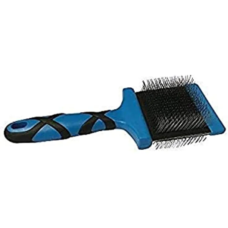 Groom Professional Double Sided Flexible Slicker Grooming Brush - Firm