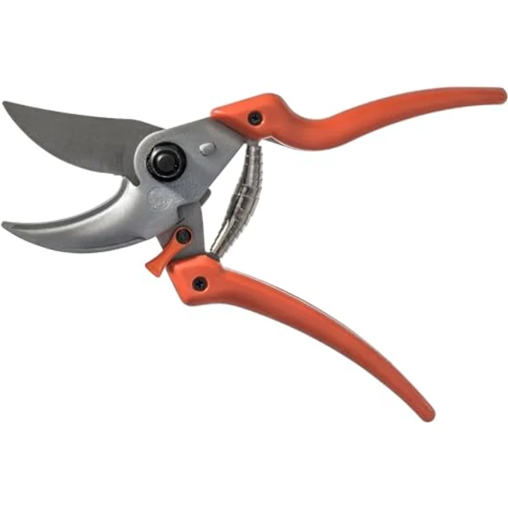 Löwe Gartenschere Original Löwe 9, Länge ca. 22 cm, Bypass Standard Baumsäge, ergonomischer Griff, Metall-Design – Bild 3