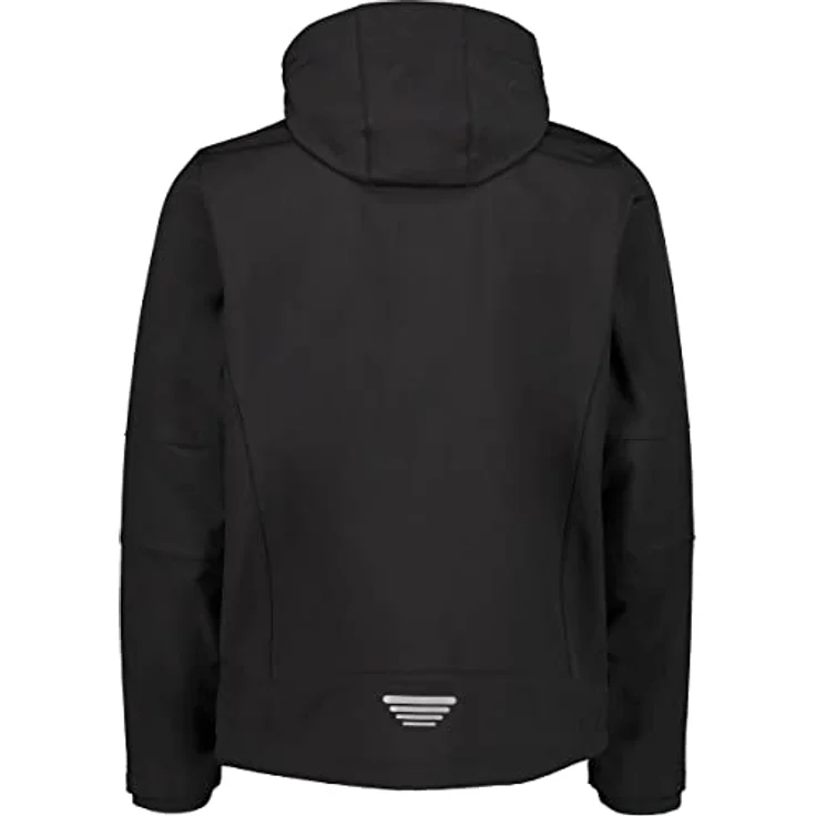 CMP Softshelljacke (1-St), Zip Hood, winddicht, wasserdicht, atmungsaktiv, Fleece Innenfutter – Bild 4