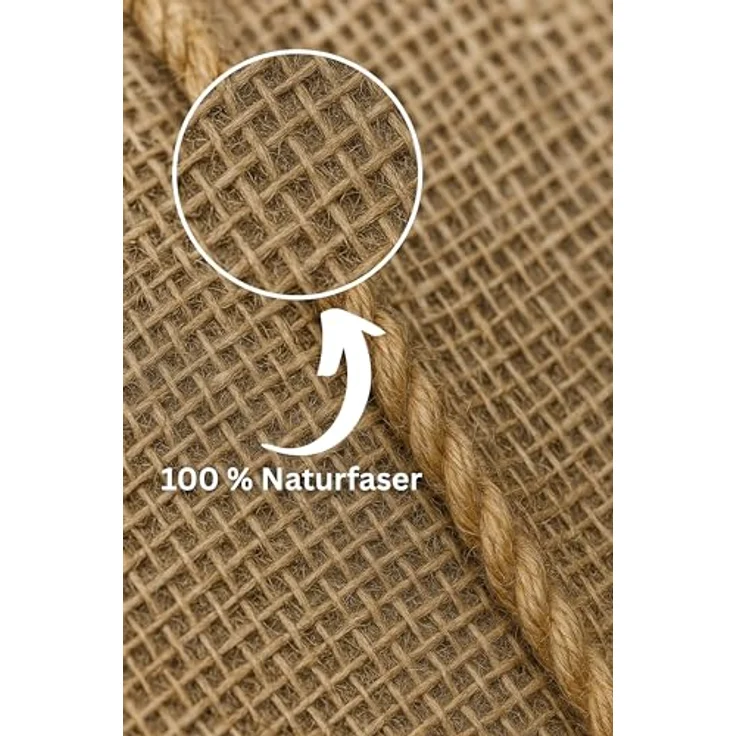 Samenshop24 5 Stück, Premium Jutesäcke aus 100 % Naturfaser, Neu, Größe 110cm x 60cm, strapazierfähig, Kartoffelsack, Aufbewahrung für Obst/ Gemüse, Winterschutz, Deko uvm. – Bild 3