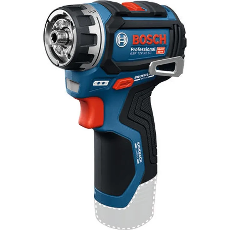 Bosch Professional GSR 12V-32 FC, Akku-Schrauber mit FlexiClick System und Advanced KickBack Control