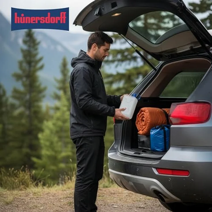 Wasserkanister 2l HD-PE lebensmittelbeständig H270xB147xT80mm HÜNERSDORFF – Bild 9