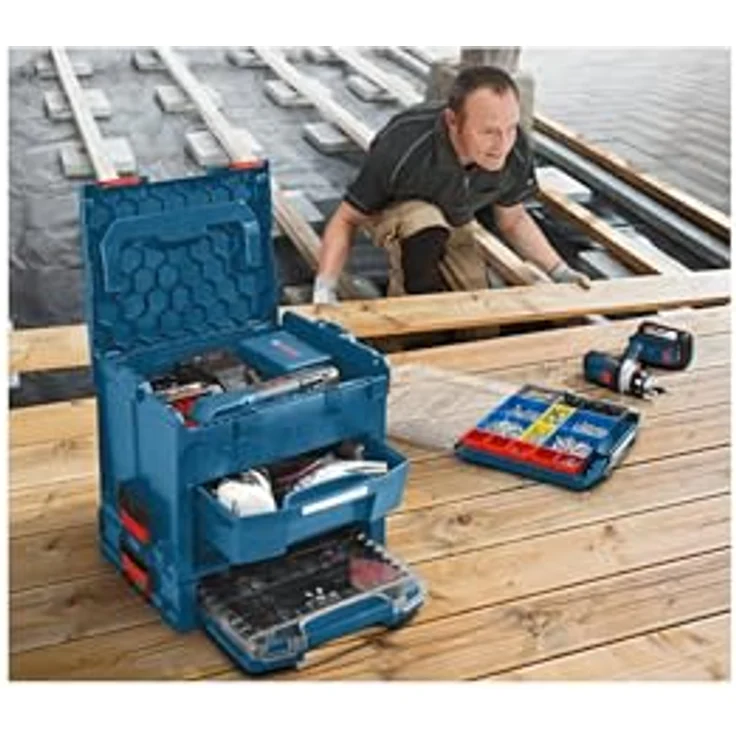Bosch L-BOXX Einlage für GWS 18V-10/-15, Werkzeugaufbewahrung, Außenabmessungen 318 x 432 x 78 mm – Bild 2